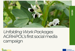 AGRI4POL launches its first social media campaign: Unfolding Work Packages